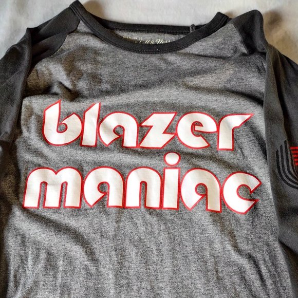 MITCHELL & NESS BLAZER MANIAC MEN'S T-SHIRT SIZE XL - Picture 4 of 12